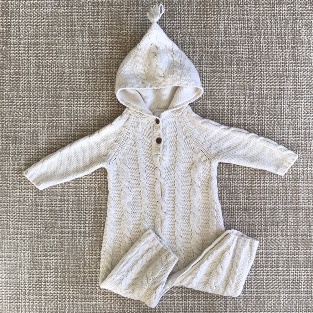 Hanna Andersson Sweater Romper (size 80)